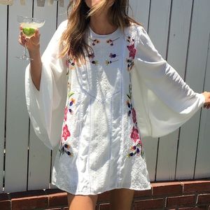 White Mini Shift dress